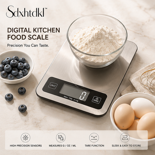 Sdxhtdkl™ Digital Kitchen Food Scale with Precision Gram & Ounce Measurement